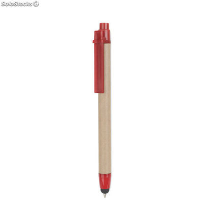 Stylet carton recyclé rouge MIMO8089-05