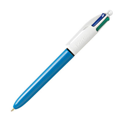 Stylo 4 couleurs bic - stylo bic 4 couleurs rétractable pointe fine - boite de