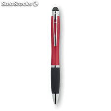 Stylo à bille twist lumineux rouge MIMO9142-05