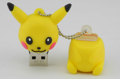 Stylo lecteur Pikachu pendrive 16G de bande dessinée porte-clés usb flash drive - Photo 4