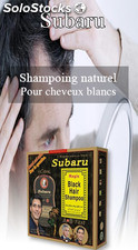 Subaru Shampoing colorant noir pour homme et femme