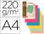 Subcarpeta cartulina exacompta din a4 paquete de 100 unidadescolores surtidos - 1