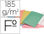 Subcarpeta cartulina liderpapel folio colores surtidos paquete de 25 unidades - 1