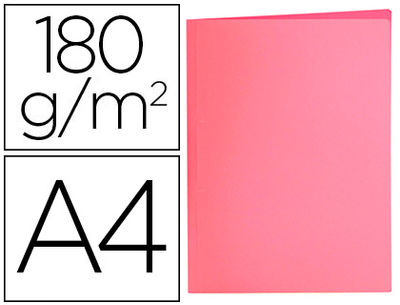 Subcarpeta liderpapel A4 rosa pastel 180G/M2