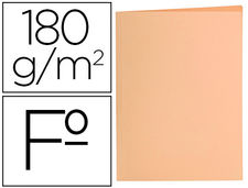 Subcarpeta liderpapel folio naranja pastel 180G/M2