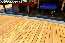 Suelo de bambú natural sólido para terraza muebles para el hogar