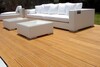 Suelo de bambú natural sólido para terraza muebles para el hogar, parque