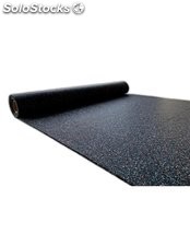Suelo para gimnasio negro epdm plus - rollo 6mm c/negro 1,25 ancho x 10m