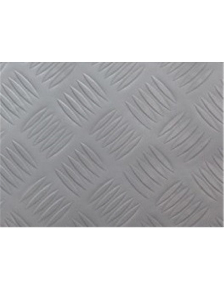 Suelo Vinilico PVC Checker Gris - Rollo