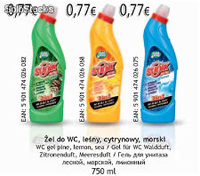 Sunik Cubos y geles higiénico wc - 750 ml - 0,77 €