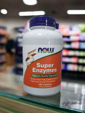 Super Enzymes 180 Veg Caps Now Foods