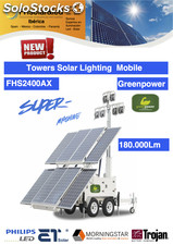 Super torre solar / torre solar de iluminacion /180.000LM