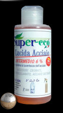 Supereco - glossy steel - 150 ml - equal to 2.5 lt