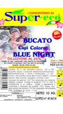 Supereco - lessive pour colorés - Blu night - 10 kg - égal à 40 lt