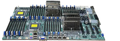 Supermicro H8QG7-LN4F lga amd G34 , 4 x CPUs Mainboard mit 2xKühler