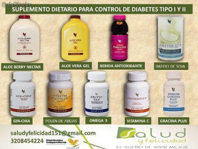Suplemento dietario 100% natural para controlar la diabetes
