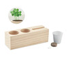 Suporte mesa com kit sementes madeira MIMO6408-40