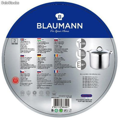 Suppentopf mit Glasdeckel 16 cm, Blaumann bl-1006 - Foto 2