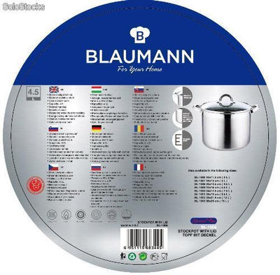 Suppentopf mit Glasdeckel 20 cm, Blaumann bl-1008 - Foto 2
