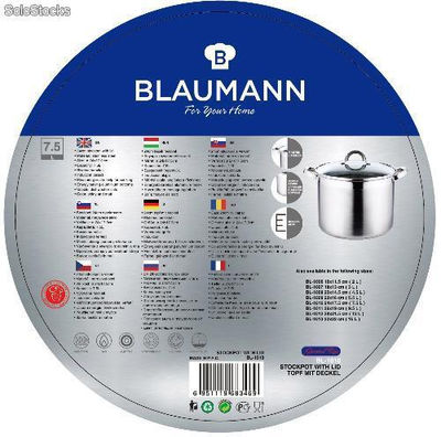 Suppentopf mit Glasdeckel 24 cm, Blaumann bl-1010 - Foto 2