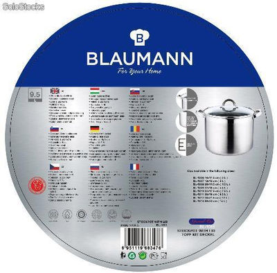Suppentopf mit Glasdeckel 26 cm, Blaumann bl-1011 - Foto 2