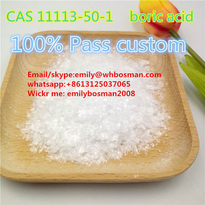 Supply CAS 10043-35-3 Boric acid flakes,100% Safe Delivery,