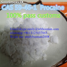 Supply CAS 59-46-1/ Procaine,100% Safe Delivery,