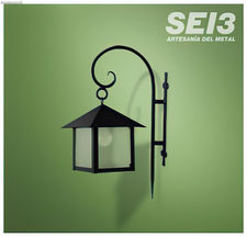 Support de lanterne rustique d&#39;extérieur Caleta Yeste 2