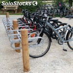 Support vélos bois &amp; acier