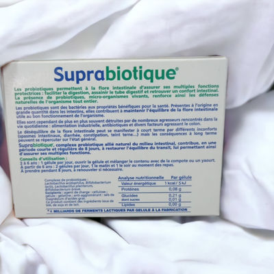 Suprabiotique Probiotiques Flore Intestinale 8 Gélules - Photo 4