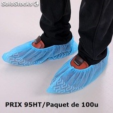 Couvre-chaussures bleu 100p