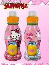 Surprise drinks Hello Kitty fraise ou multifruit 300 ml