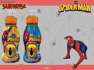 Surprise drinks Spider-man fraise ou multifruit 300 ml