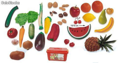Surtido Frutas, Hortalizas y Frutos Secos. 36 Piezas