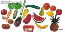 Surtido Frutas y Hortalizas. 21 Piezas
