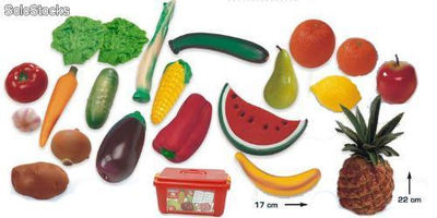 Surtido Frutas y Hortalizas. 21 Piezas