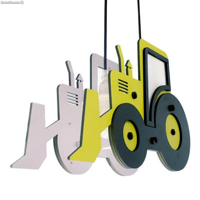 Suspension enfant Traktor 2xE14 jaune - Photo 2