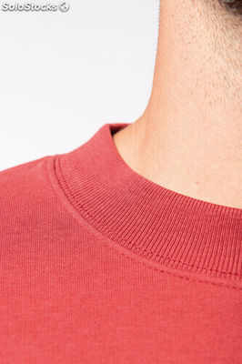 Sweatshirt com decote redondo oversize eco-responsável unissexo - Foto 2