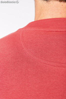 Sweatshirt com decote redondo oversize eco-responsável unissexo - Foto 4