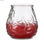 Świeca Geranium Czerwony Przezroczysty Szkło parafina 6 Sztuk (9 x 9,5 x 9 cm) - 2