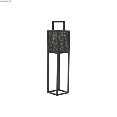 Świeczniki DKD Home Decor Czarny Metal Szkło (20 x 20 x 82 cm)