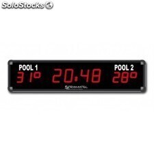 Swimming Pool Temperature Electronic Scoreboard
