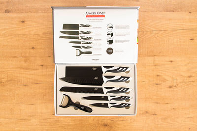 Swiss chef - Set di 6 coltelli svizzeri professionali - Foto 4