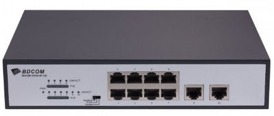 Switch 8 ports 4 port PoE+ 100M et 2 ports liaison montante 100 Mbps non géré