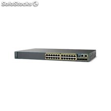 Switch Cisco Catalyst 2960S - 24 ports 10/100/1000 + 4 x SFP avec LAN Base