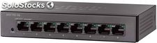 Switch cisco nuevo serie 110, 8 ptos ge, desktop, no admin., ( SG110D-08-na )