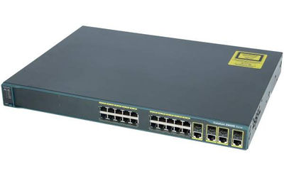 Switch Cisco - ws-C2960G-24TC-l - Catalyst 2960 24 10/100/1000, 4 t/sfp - Zdjęcie 2