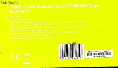 Switch Gigabit Ethernet 5 Porte - Foto 2