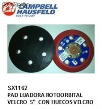 Sx1162 pad lijadora orbital velcro 5 huecos (Disponible solo para Colombia)