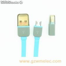 sync data flat micro usb cable